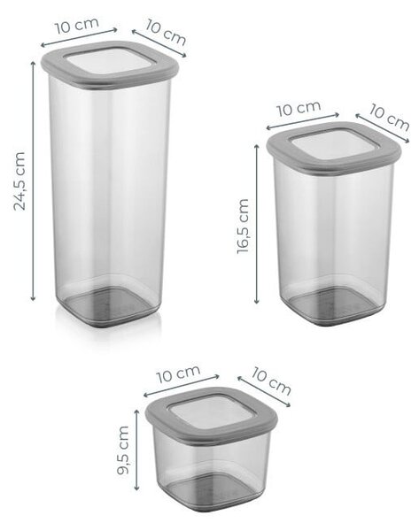 Set di contenitori alimentari 9 pz Fresco – Hermia