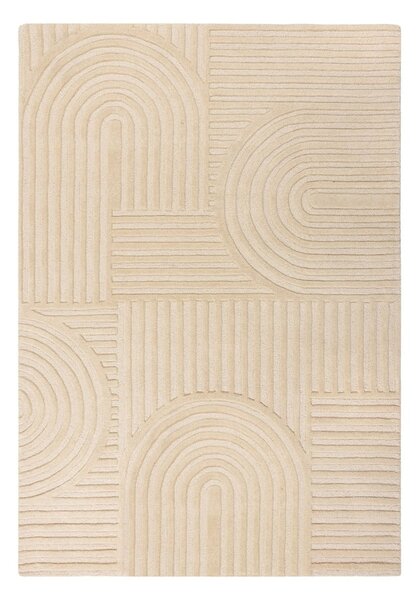 Tappeto in lana beige 200x290 cm Zen Garden - Flair Rugs