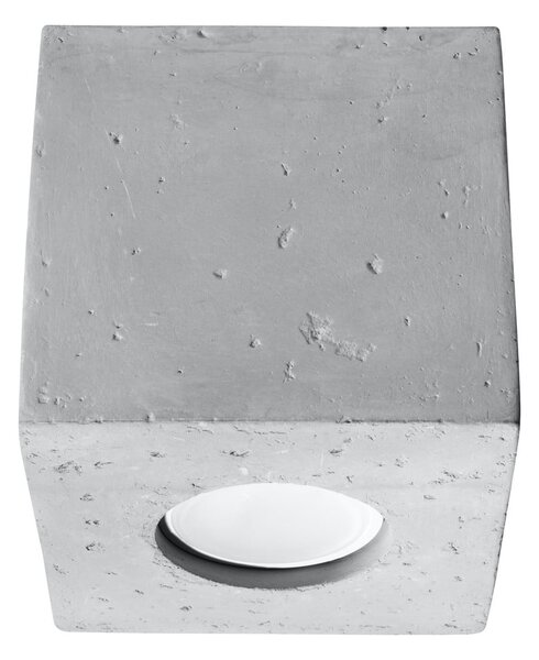 Faretto grigio 10x10 cm Geo – Sollux