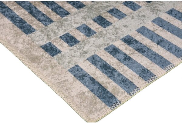 Tappeto blu/grigio 180x120 cm - Vitaus