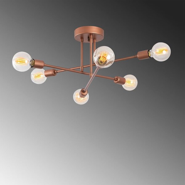 Plafoniera color bronzo 64x64 cm Flower – Opviq lights