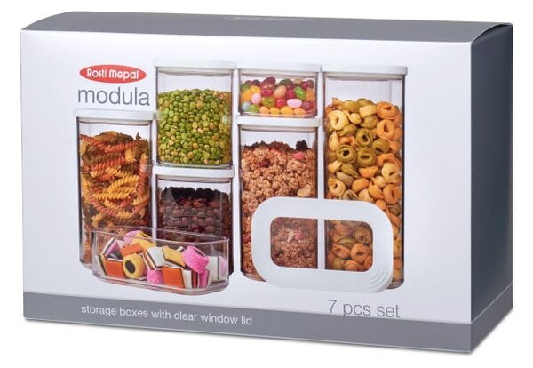 Vasetti per alimenti in set da 7 Modula - Mepal