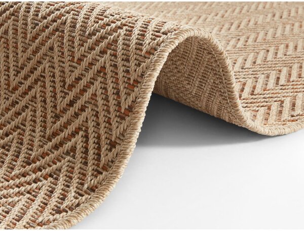 Passatoia da interno ed esterno marrone chiaro 80x350 cm Nature – Hanse Home