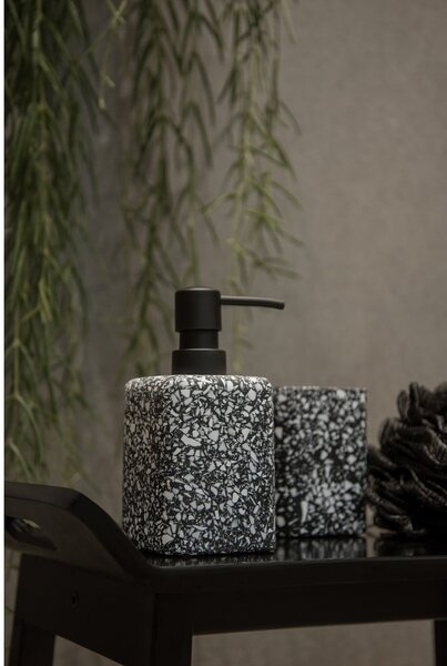 Tazza nera per spazzolini da denti Terrazzo - Wenko