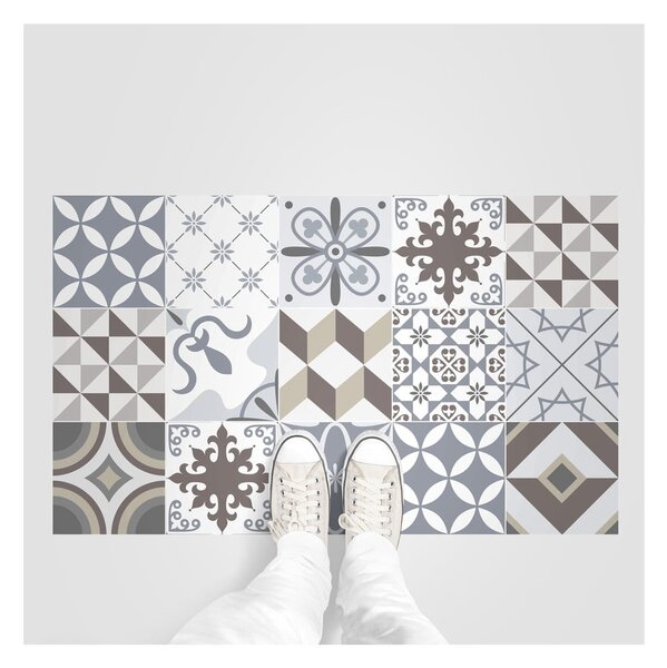 Adesivo per pavimenti impermeabile Brown Style, 100 x 60 cm - Ambiance