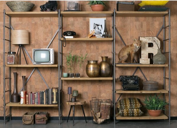 Biblioteca , altezza 2 m Iron - Dutchbone