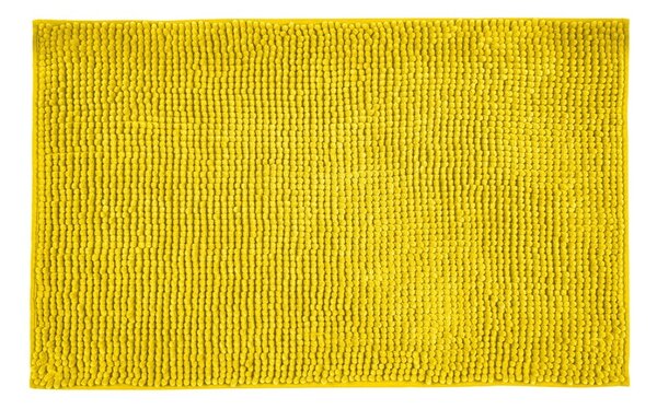 Tappetino da bagno giallo in tessuto 50x80 cm Chenille - Allstar