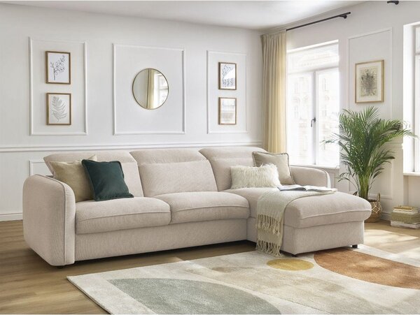 Divano angolare beige Achille – Bobochic Paris