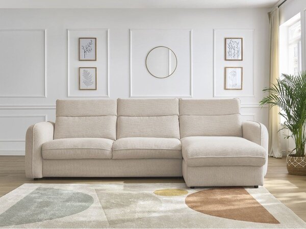Divano angolare beige Achille – Bobochic Paris