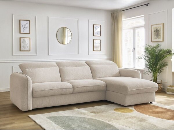 Divano angolare beige Achille – Bobochic Paris