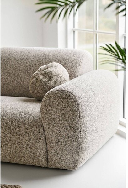 Divano angolare greige (con penisola a sinistra/con chaise lounge) Clyde – House Nordic