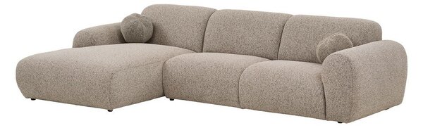 Divano angolare greige (con penisola a sinistra/con chaise lounge) Clyde – House Nordic