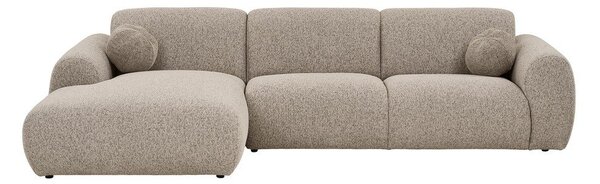 Divano angolare greige (con penisola a sinistra/con chaise lounge) Clyde – House Nordic