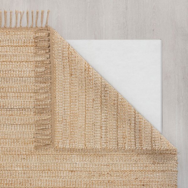 Passatoia di colore naturale in iuta tessuta a mano 60x230 cm Levi – Flair Rugs