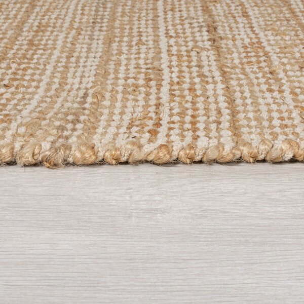 Passatoia di colore naturale in iuta tessuta a mano 60x230 cm Levi – Flair Rugs