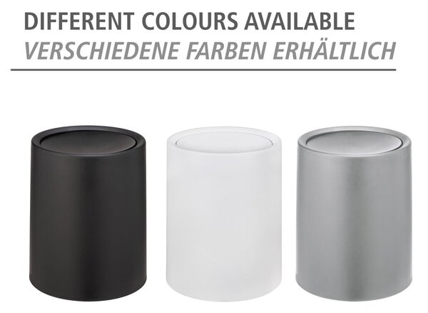 Bidone grigio in plastica 6 L Atri - Wenko