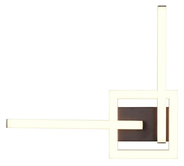 Plafoniera LED nera 16x54 cm Viale - Reality