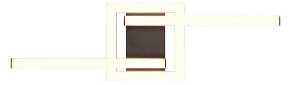 Plafoniera LED nera 16x54 cm Viale - Reality