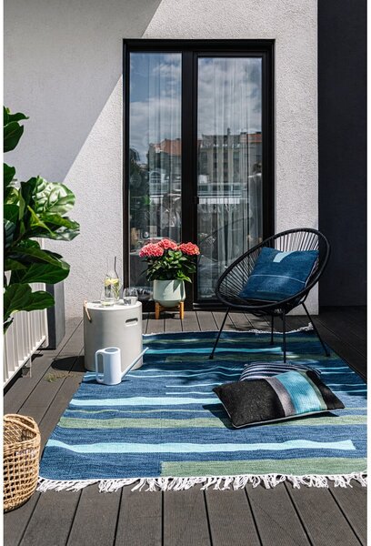 Cuscino per esterni in plastica riciclata Moonlight, 35 x 55 cm - Green Decore