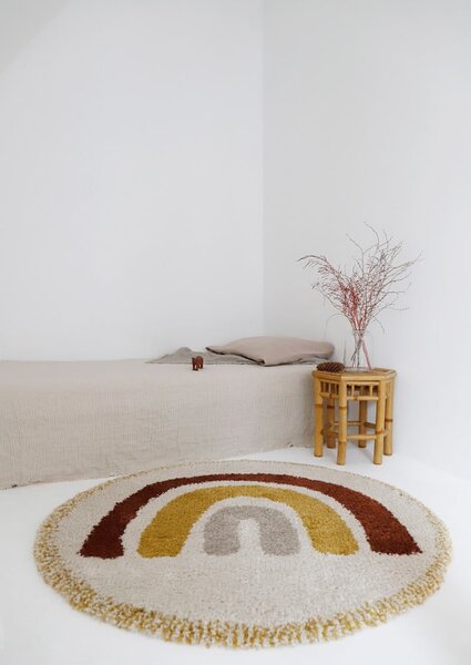 Tappeto per bambini , ø 120 cm Bohemian Rainbow - Nattiot