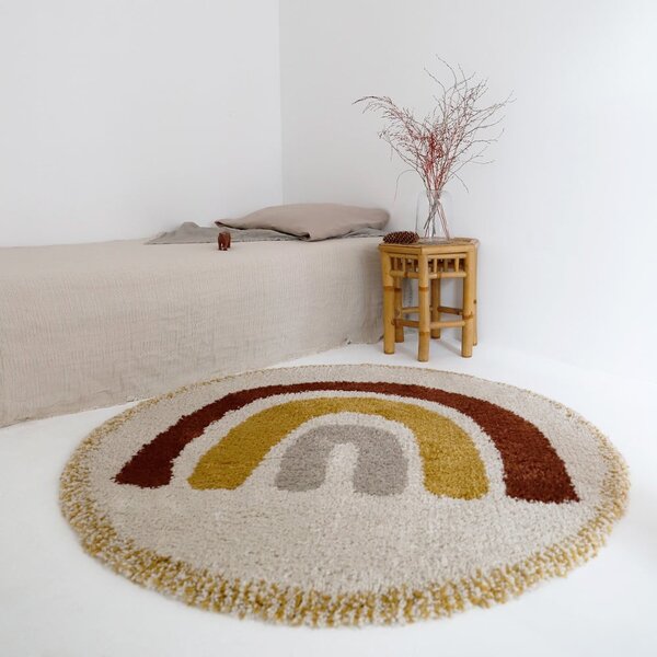 Tappeto per bambini , ø 120 cm Bohemian Rainbow - Nattiot