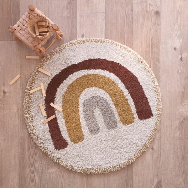 Tappeto per bambini , ø 120 cm Bohemian Rainbow - Nattiot