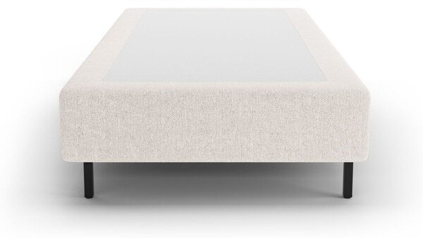 Letto singolo imbottito color crema senza testiera 90x200 cm Whale – Micadoni