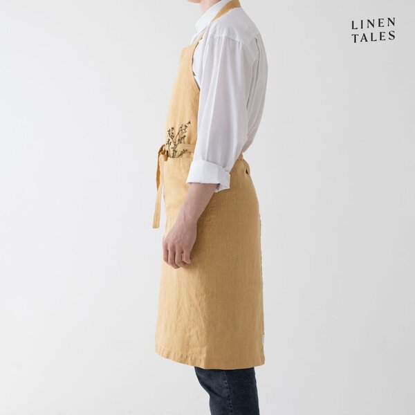 Grembiule in lino Honey - Linen Tales