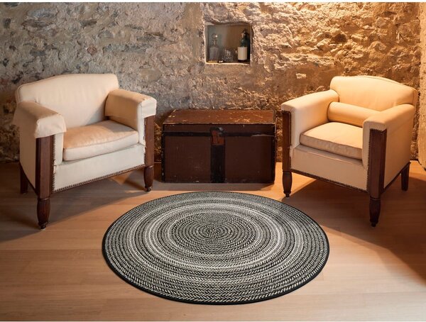 Tappeto nero per esterni , ⌀ 120 cm Silvana Rutto - Universal