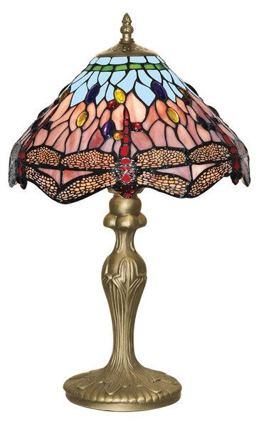Searchlight Incantevole lampada tavolo stile Tiffany DRAGONFLY
