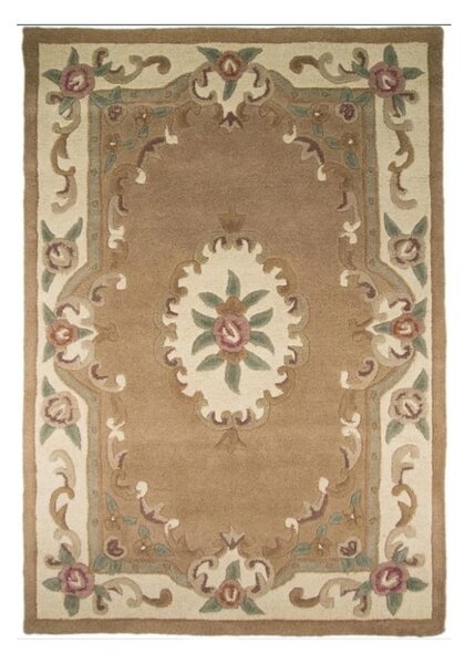 Tappeto in lana marrone 75x150 cm Aubusson - Flair Rugs