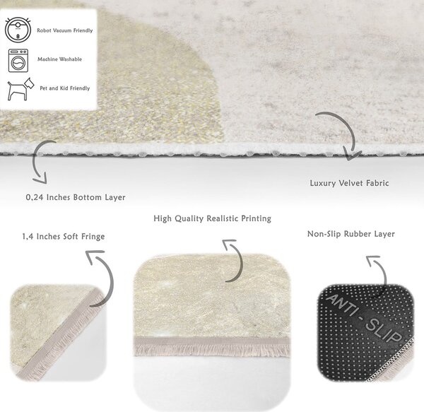 Tappeto beige 80x200 cm - Mila Home