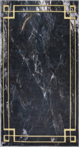 Tappeto lavabile grigio scuro 150x80 cm - Vitaus