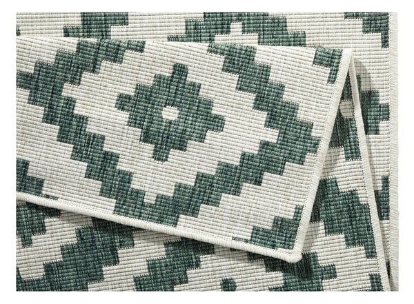 Tappeto da esterno verde e crema , 160 x 230 cm Malta - NORTHRUGS