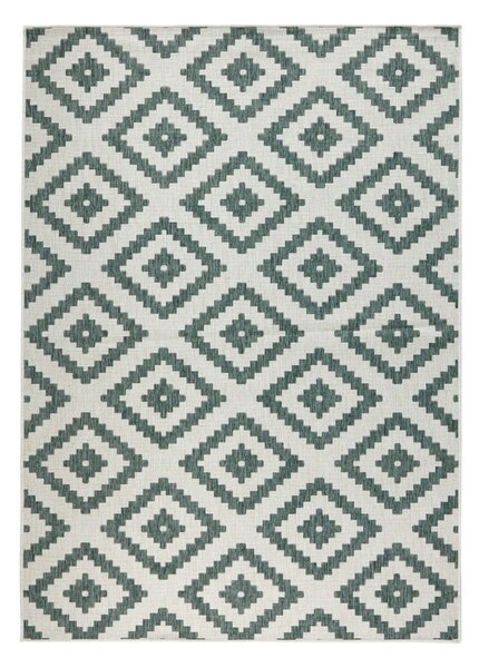Tappeto da esterno verde e crema , 160 x 230 cm Malta - NORTHRUGS