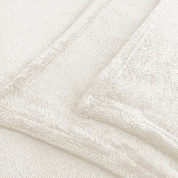 Coperta in microfibra color crema, 200 x 220 cm Mic - DecoKing