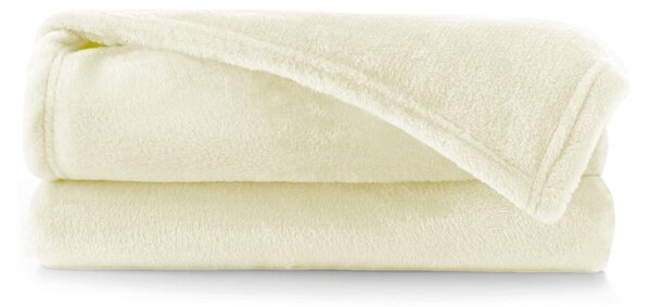 Coperta in microfibra color crema, 200 x 220 cm Mic - DecoKing