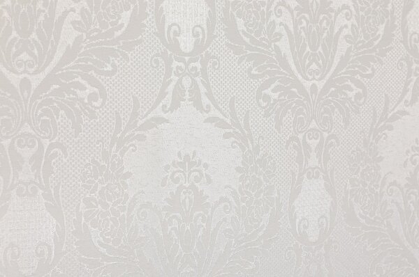 Set con copriletto e federa color crema in tessuto damascato 240x260 cm Beste – Mijolnir