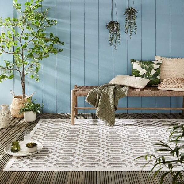 Tappeto beige per esterni 120x170 cm Mondo - Flair Rugs