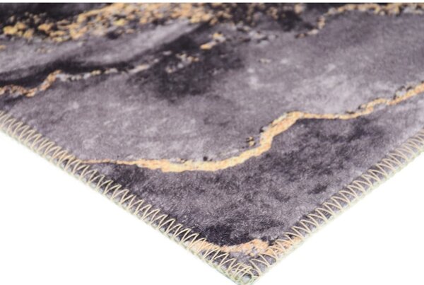Tappeto lavabile grigio 150x80 cm - Vitaus