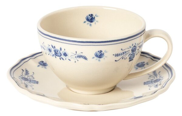 Tazzina blu/beige in gres 260 ml Vila – Costa Nova