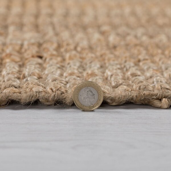 Tappeto di colore naturale in iuta tessuto a mano 200x290 cm – Flair Rugs