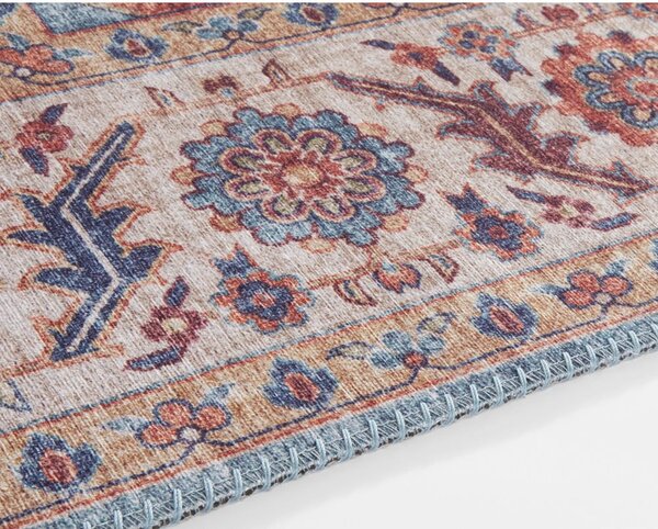 Tappeto rosso e blu , 80 x 150 cm Anthea - Nouristan