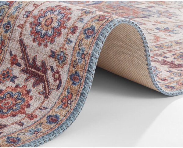 Tappeto rosso e blu , 80 x 150 cm Anthea - Nouristan