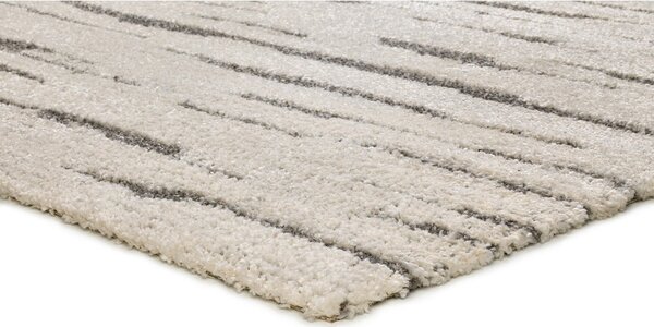 Tappeto grigio e crema 80x150 cm Snowy - Universal