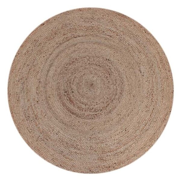 Tappeto Natural Rug in fibra di canapa, ⌀ 150 cm - LABEL51