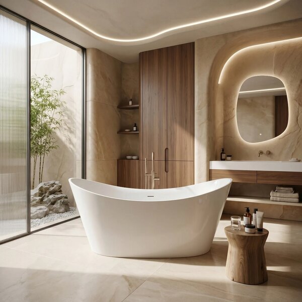 Vasca bagno da terra Rea Ferrano 150