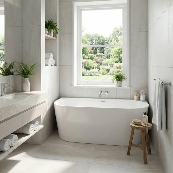 Vasca Bagno A Parete CAPRI SLIM 150cm