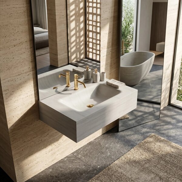 Lavabo sospeso REA Apollo Muralto Roma 80