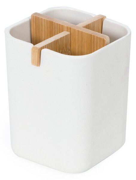 Organizzatore da bagno bianco Ecologic, 8,4 x 7,8 cm - Compactor